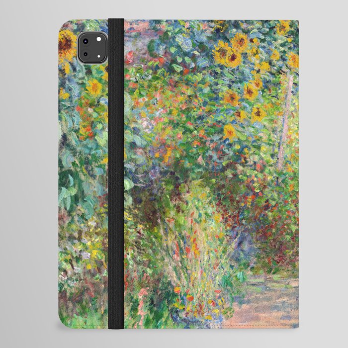 Claude Monet - The Artist's Garden at Vetheuil iPad Folio Case
