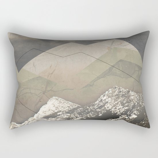 Geometric Sunrise Rectangular Pillow