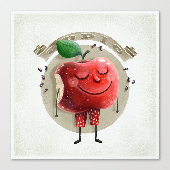 Apple Canvas Print
