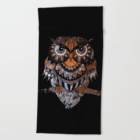 OWL 3 Beach Towel