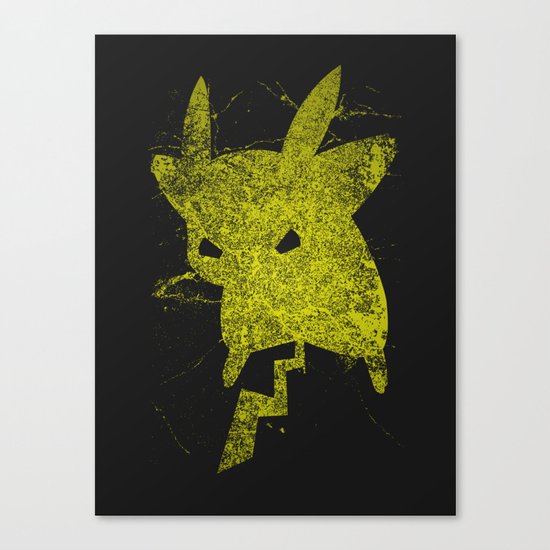 Yellow Monster Canvas Print