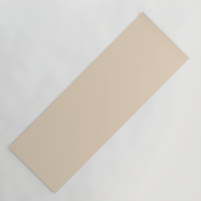 Neutral Earthy Warm Cream Vanilla Beige - Plain Solid Block Colors - Subtle  Colours / Natural Shades / Nature / Sand / Stone Yoga Mat