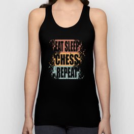 Chess Saying Funny Unisex Tank Top