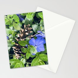Cone and Flower Stationery Card