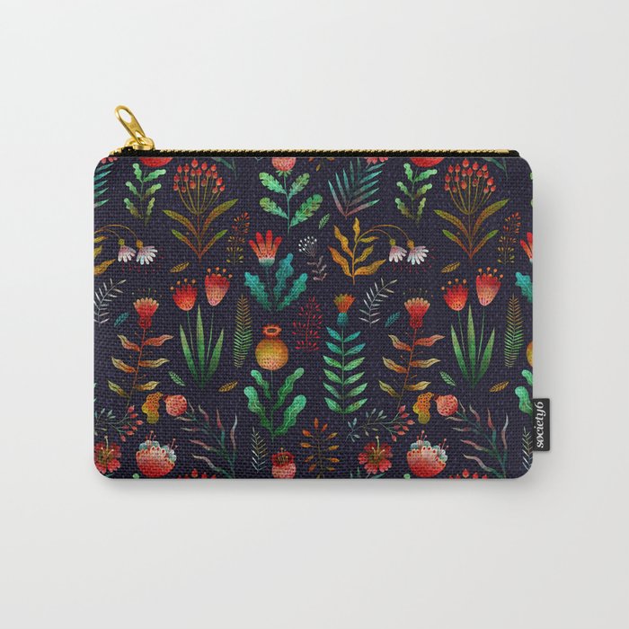 Bright flowers Carry-All Pouch