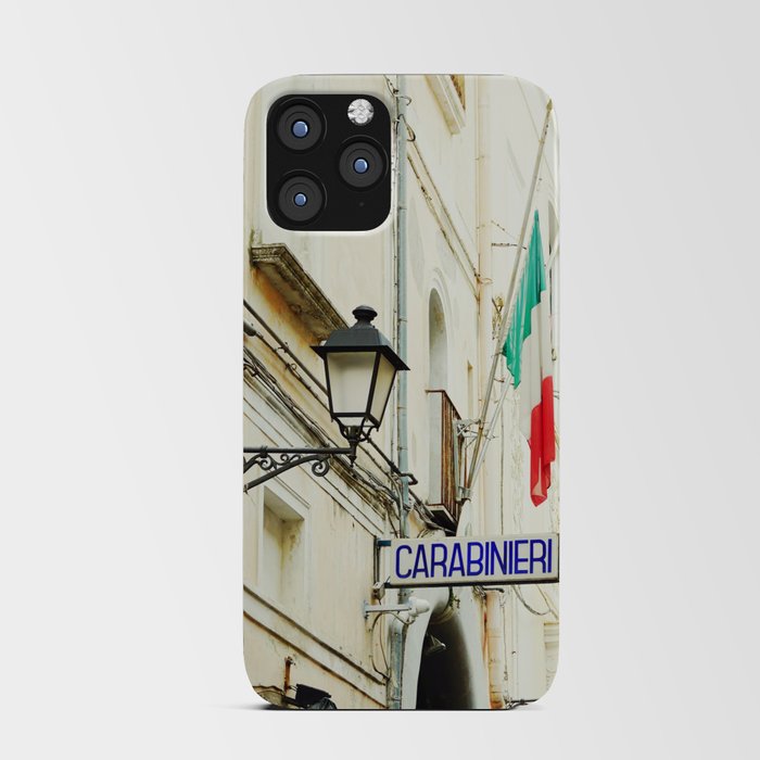 Carabinieri in Salerno Italy | Europe Travel Photography iPhone Card Case