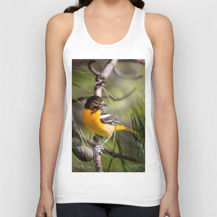 Oriole and Pine cone Tank Top