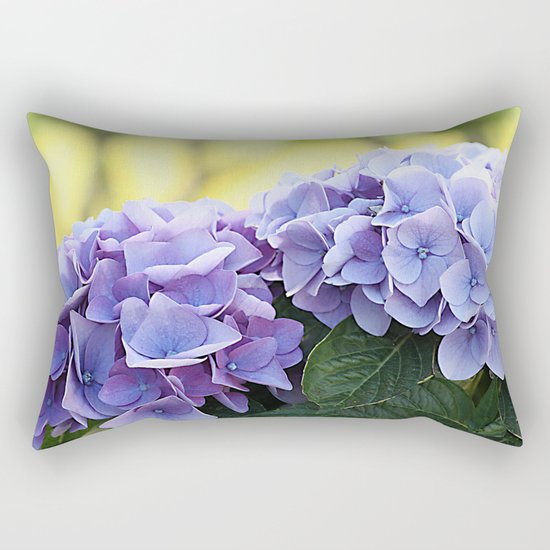 Purple hydrangea(1). Rectangular Pillow