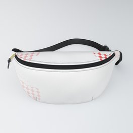 Red Hearts Fanny Pack