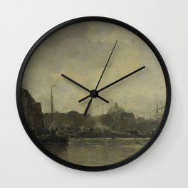 Jacob Maris - Stadsgezicht Wall Clock