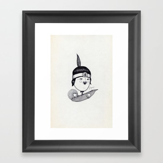 Apache Kid Framed Art Print