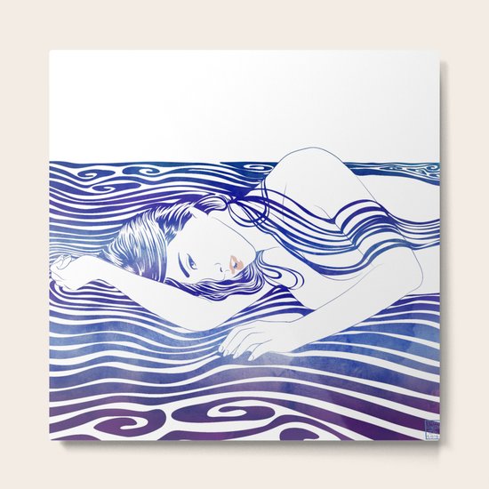 Water Nymph XXX Metal Print