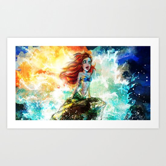 ~~ Someday I'll be part of your wooooorld~~ Art Print