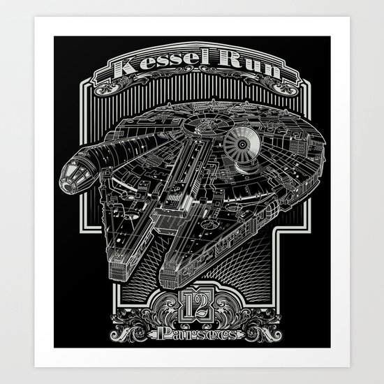 Kessel Run Art Print