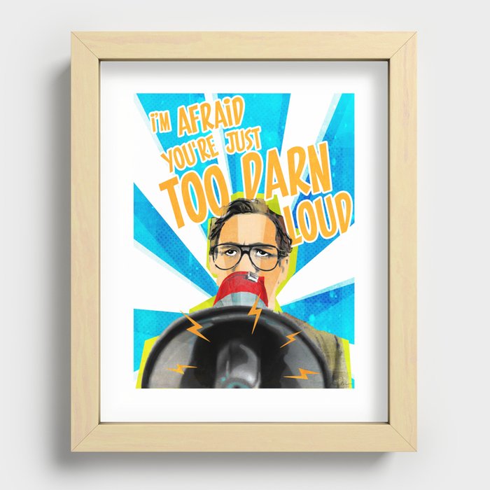 Back to the Future - Too Darn Loud Recessed Framed Print
