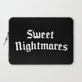 Sweet Nightmares Gothic Quote Laptop Sleeve