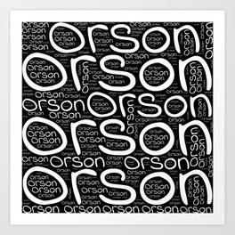 Orson Art Print