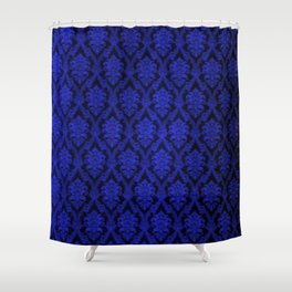 Deep Blue Design Shower Curtain