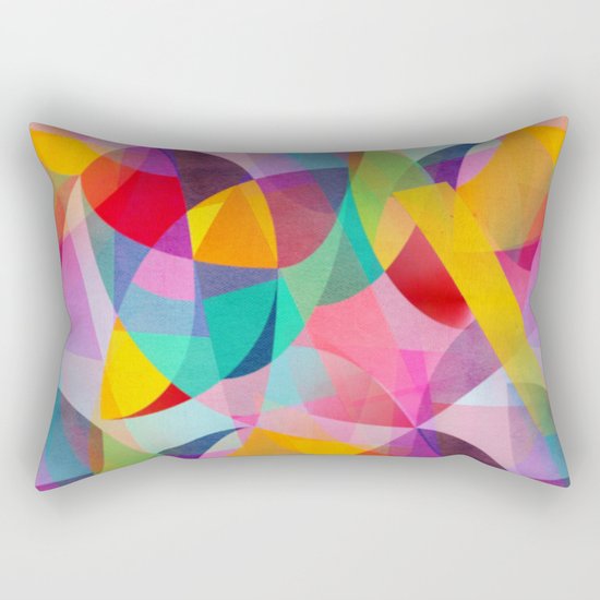 Girly Geometric Dreams Rectangular Pillow