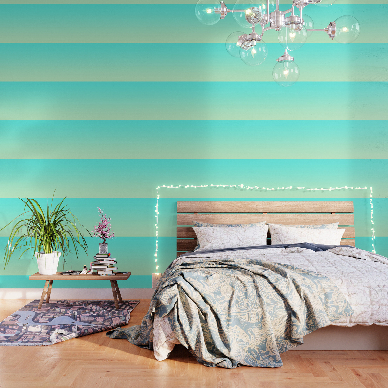 photo Mint Green Teal Ombre Background pastel mint green blue teal ombre gradient pattern soft spring summer texture wallpaper by cutepatternstextures
