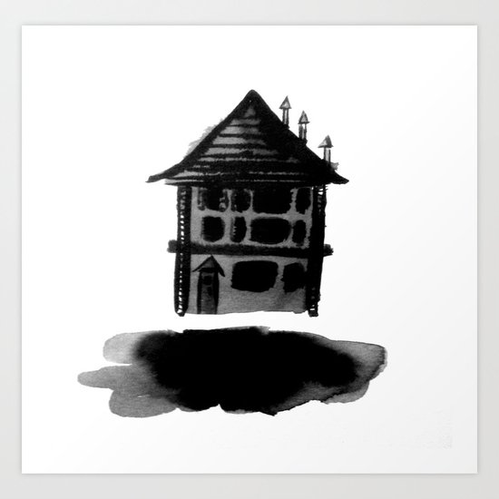 Floating Home Art Print