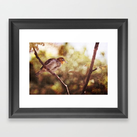 Translation of a Poet's Thought Framed Art Print
