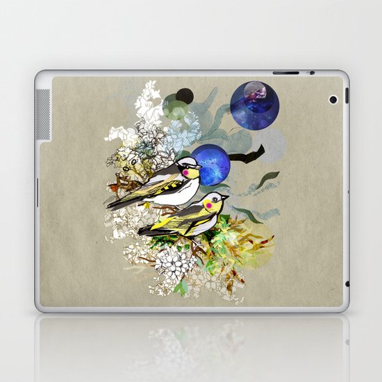 Yellow Birds Laptop & iPad Skin