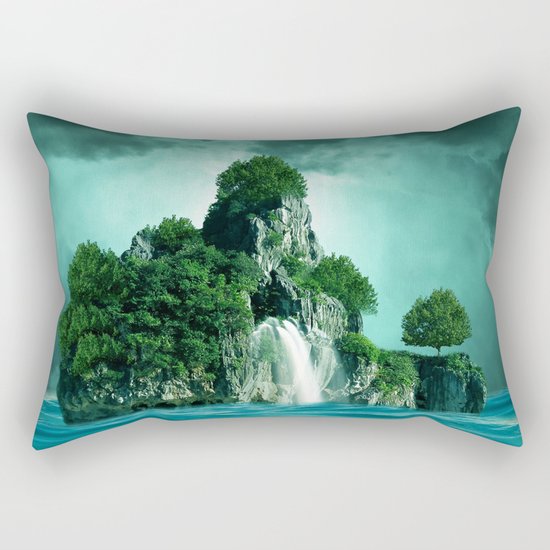 Green island 4 Rectangular Pillow