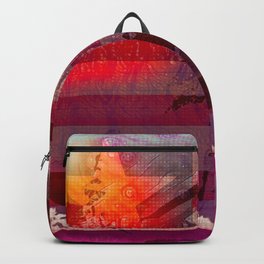 Fast Fading Star Backpack | Industrial, Purple, Boobs, Glory, Curves, Breasts, Orange, Graphicdesign, Woman, Man 