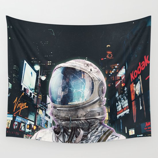 Night Life Wall Tapestry