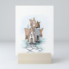 medieval castle Mini Art Print