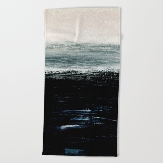 abstract minimalist landscape 3 Beach Towel