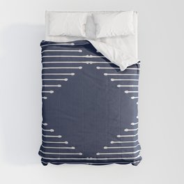 Geo (Navy) Comforter