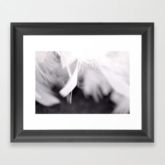 Feather Framed Art Print