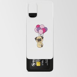Pug With Balloons For Birthday Cute Dogs Android Card Case