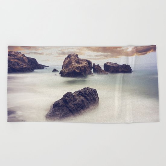 Sunset Seascape Beach Towel
