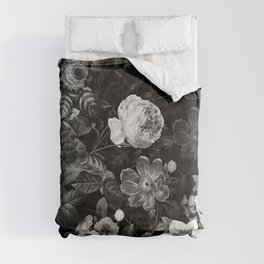Black and White Garden Comforter