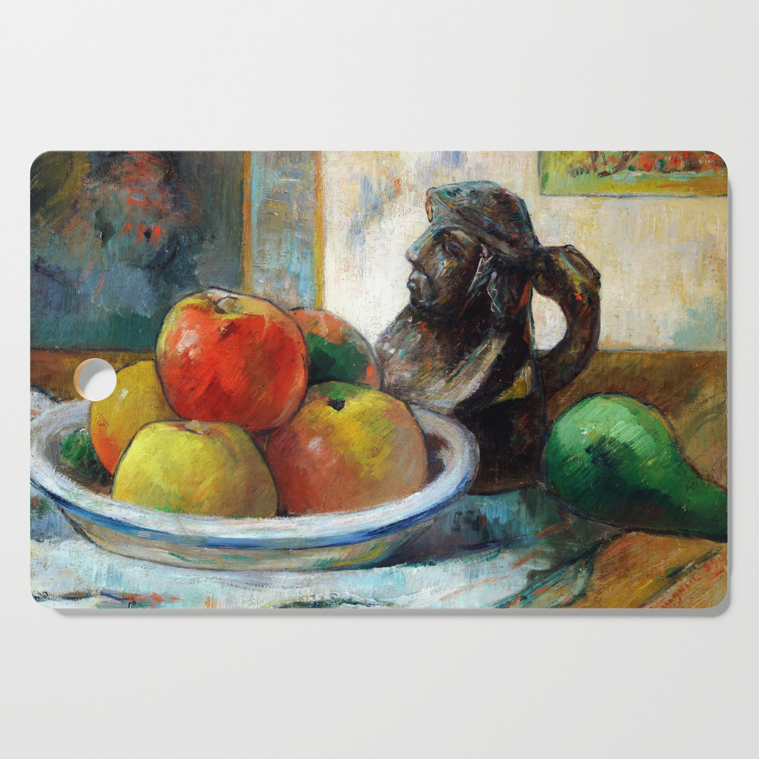 Paul Gauguin Still Life With Apples A Pear And A Ceramic