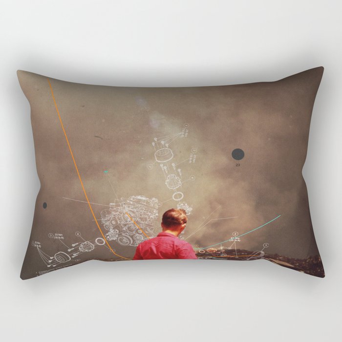 Weighing My Chances To Return Rectangular Pillow By Frankmoth