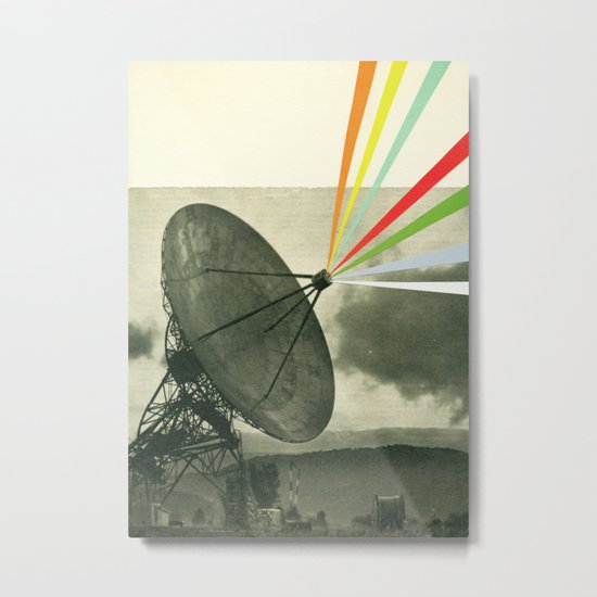 Earth Calling Metal Print