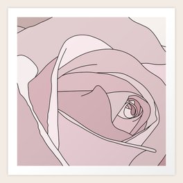 Dusky Pink Art Prints Society6