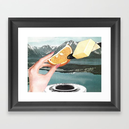 Let's Cut Corners And Run Circles Around Them Framed Art Print