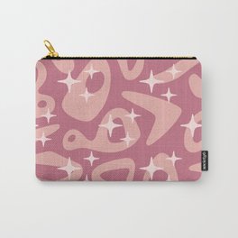 Retro Mid Century Modern Abstract Composition 828 Dusty Rose Carry-All Pouch