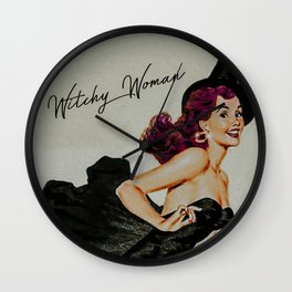 Witchy Woman III Wall Clock
