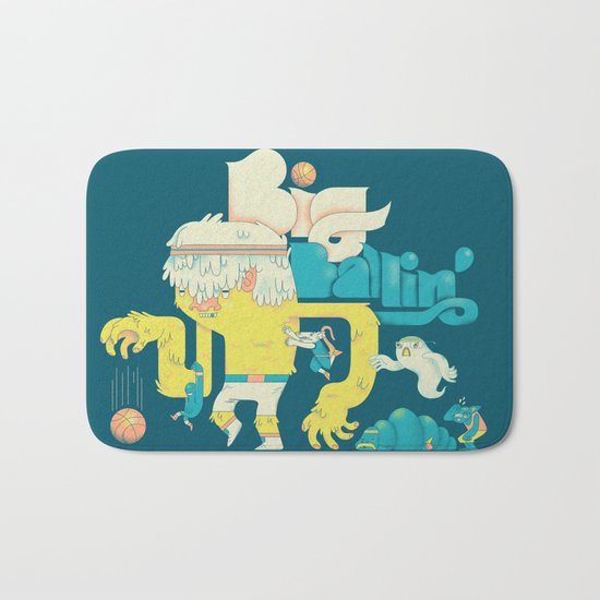 Big Ballin' Bath Mat