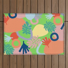 Spring - Colorful Leaves Outdoor Rug