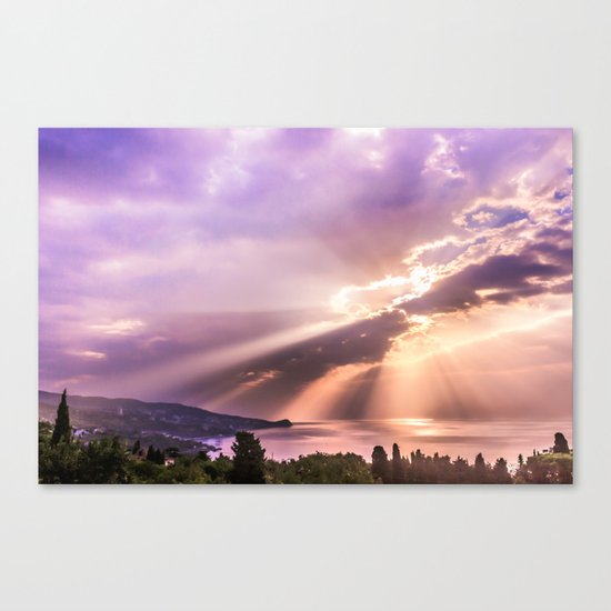 Sea sunrise Canvas Print