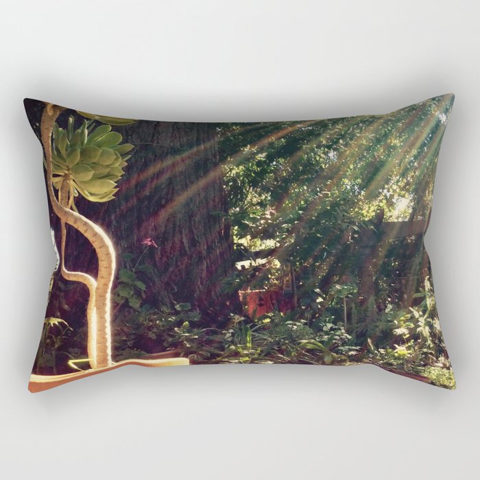 Sunshine on succulents Rectangular Pillow