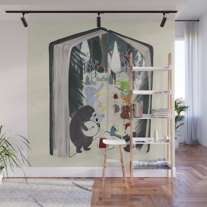 The Big Book Of Jazz Wall Mural By Bribuckley