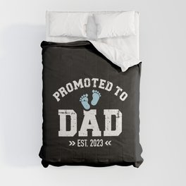 Promoted to dad 2023  pregnancy announcement Comforter